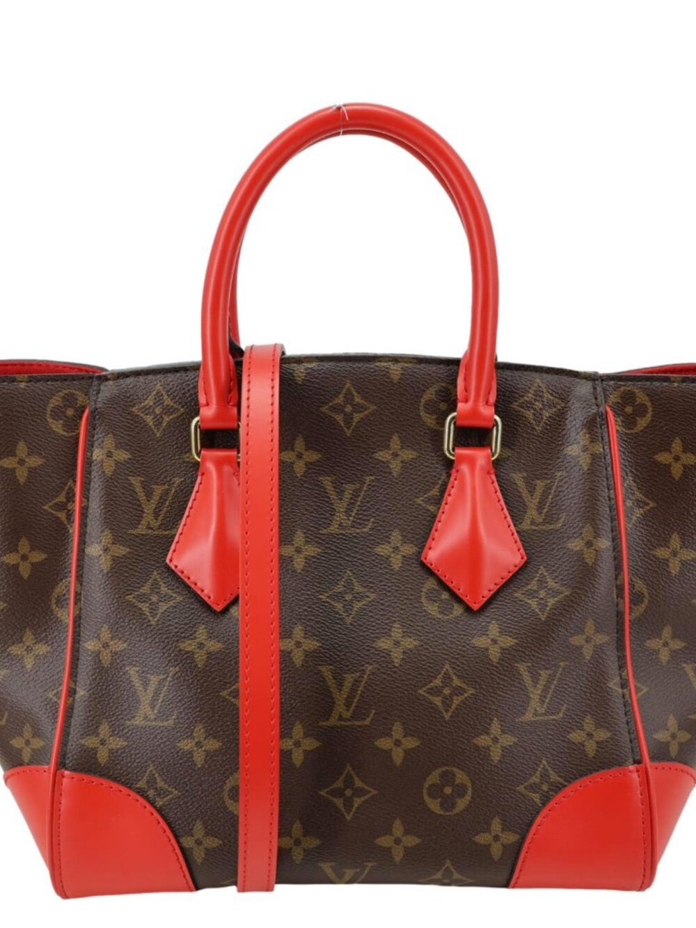 Louis Vuitton Phenix PM Monogram Canvas Shoulder Bag Coquelicot